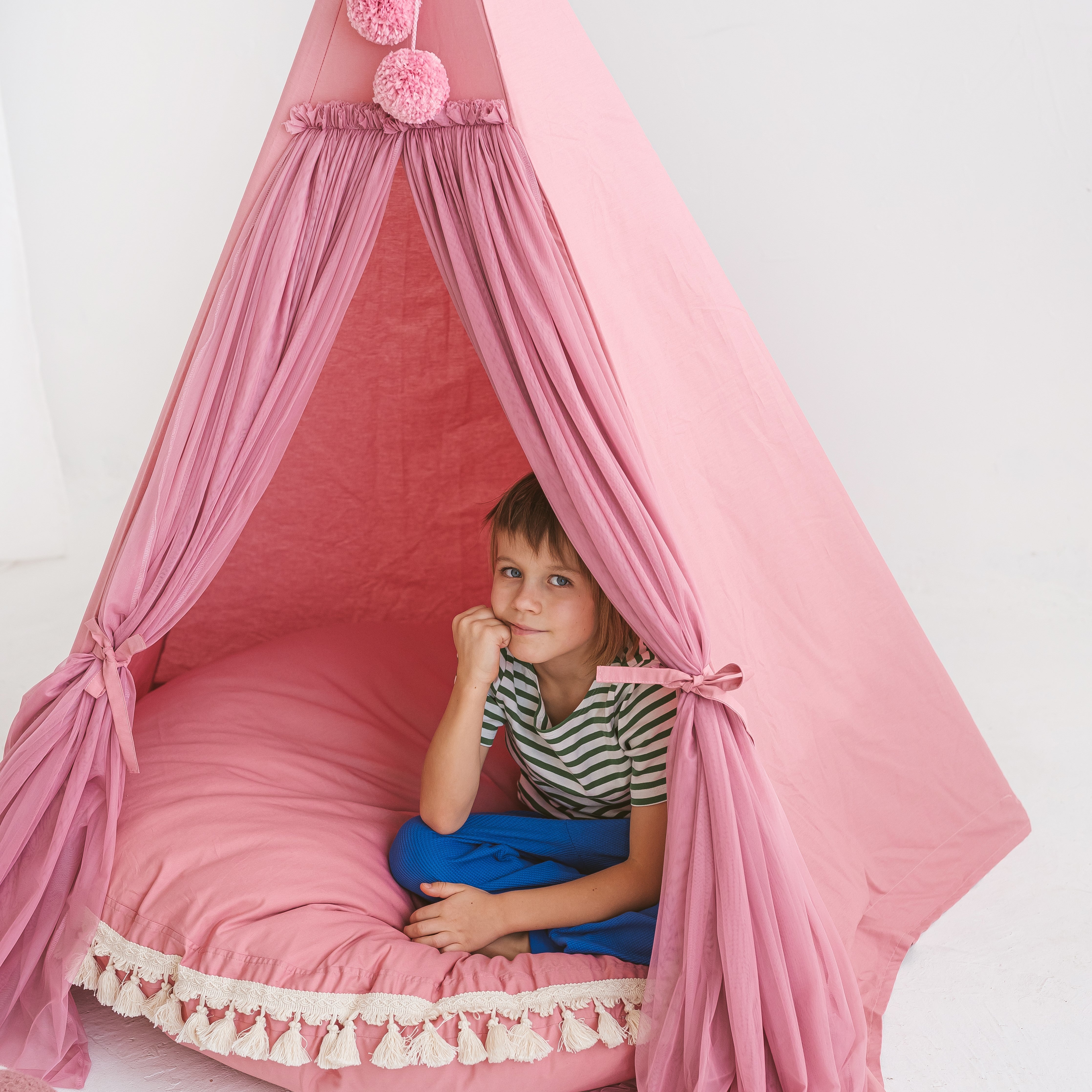 MINICAMP Fairy Kids Play Tent With Tulle in Rose minicamp   