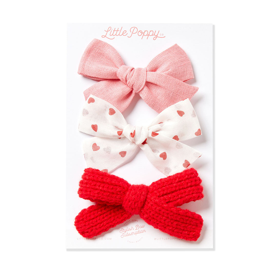 The Rosie Bow Clip Set Little Poppy Co. Original  