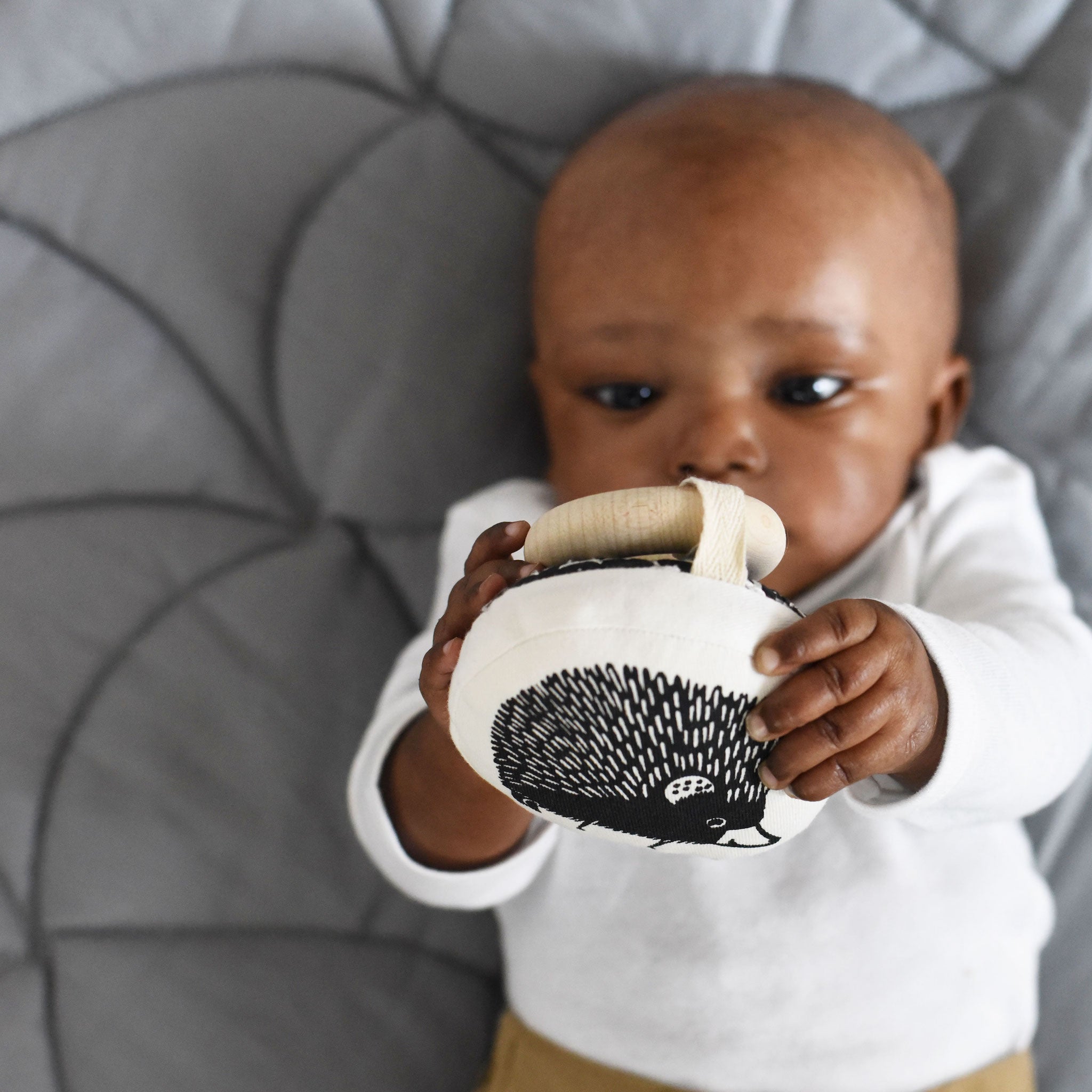 Organic Teether - Hedgehog Wee Gallery   