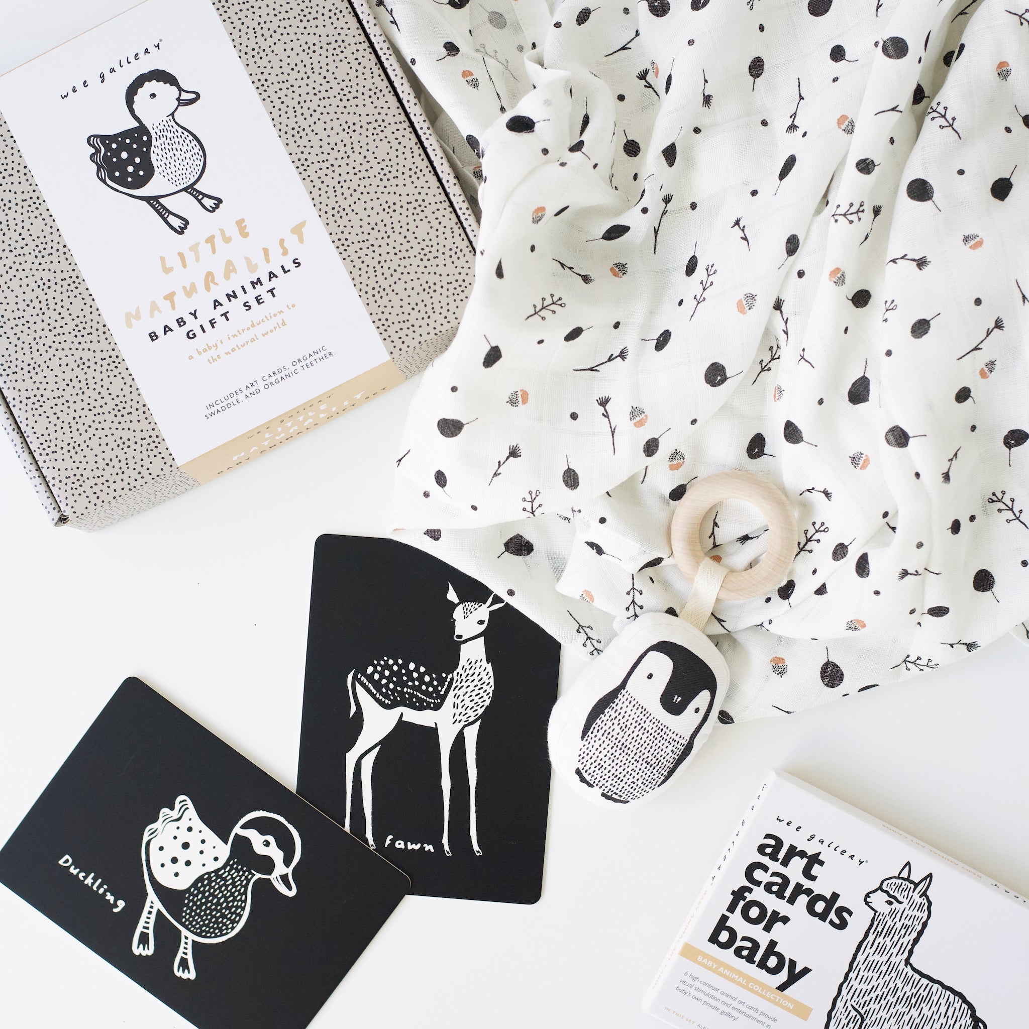 Newborn Baby Gift Set - Baby Animals Wee Gallery   