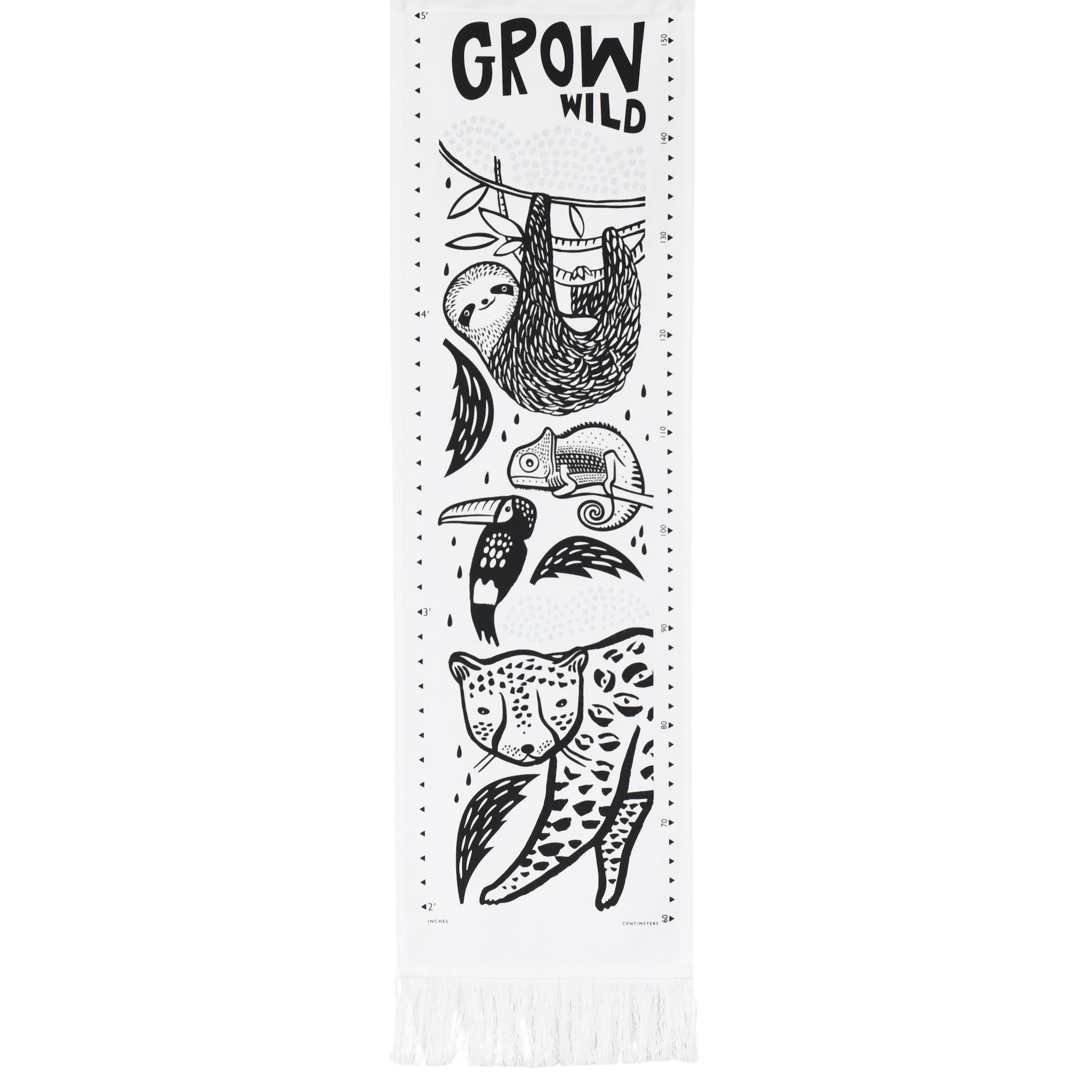 Canvas Growth Chart - Rainforest Wee Gallery   