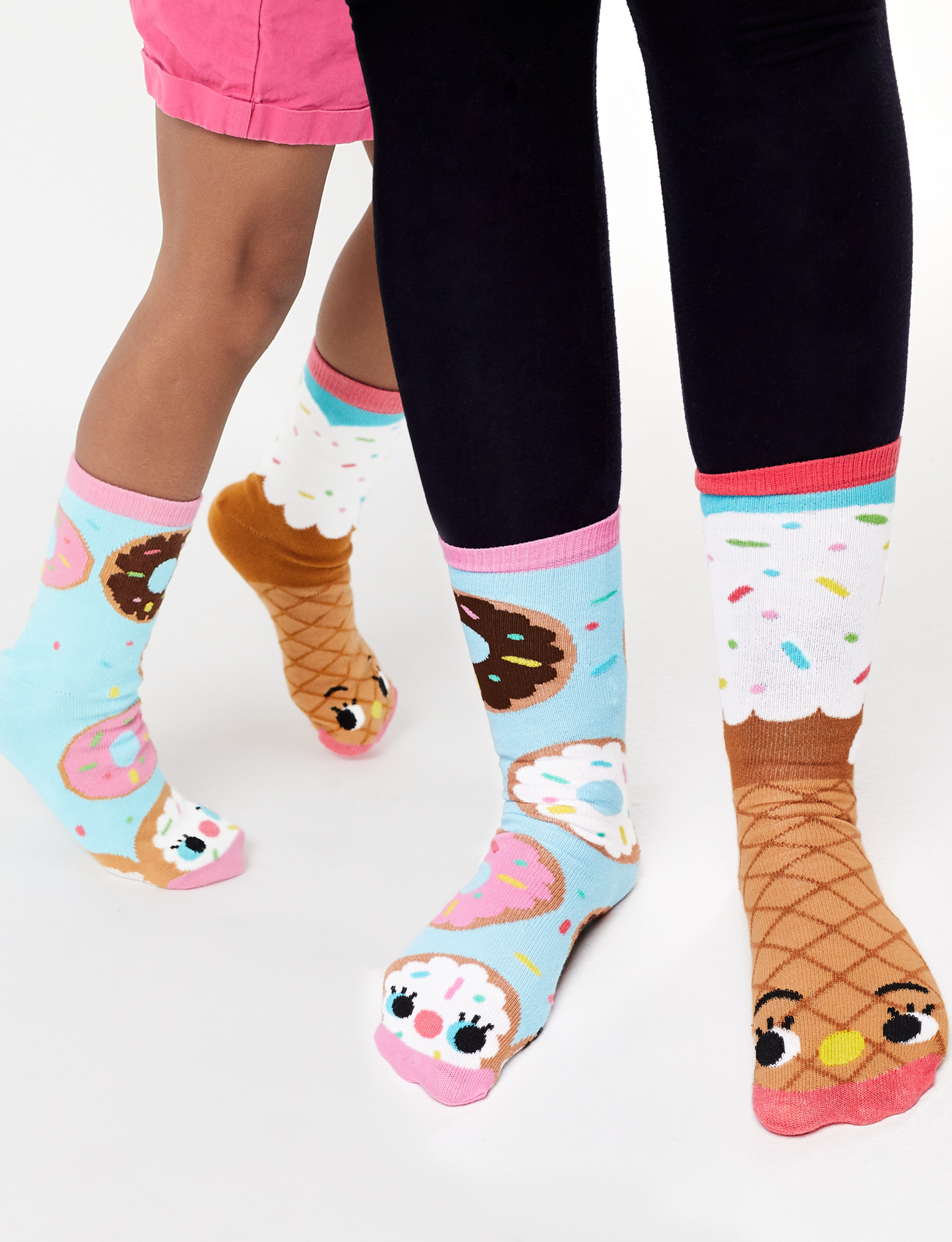 DONUT & ICE CREAM MATCHY MISMATCHY SOCKS SET Pals Socks   