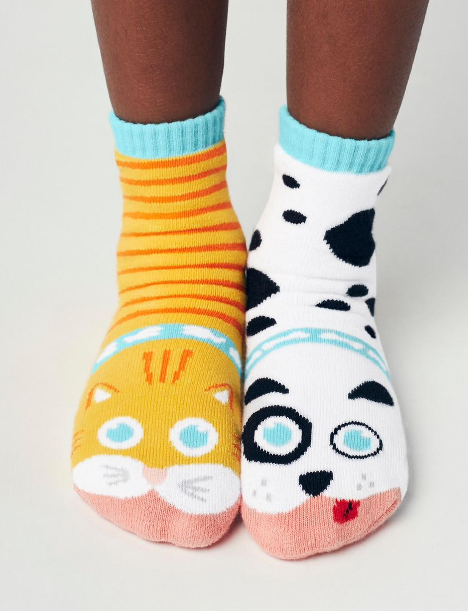 CAT & DOG DAD-and-ME MATCHY MISMATCHY SOCKS GIFT SET Pals Socks   