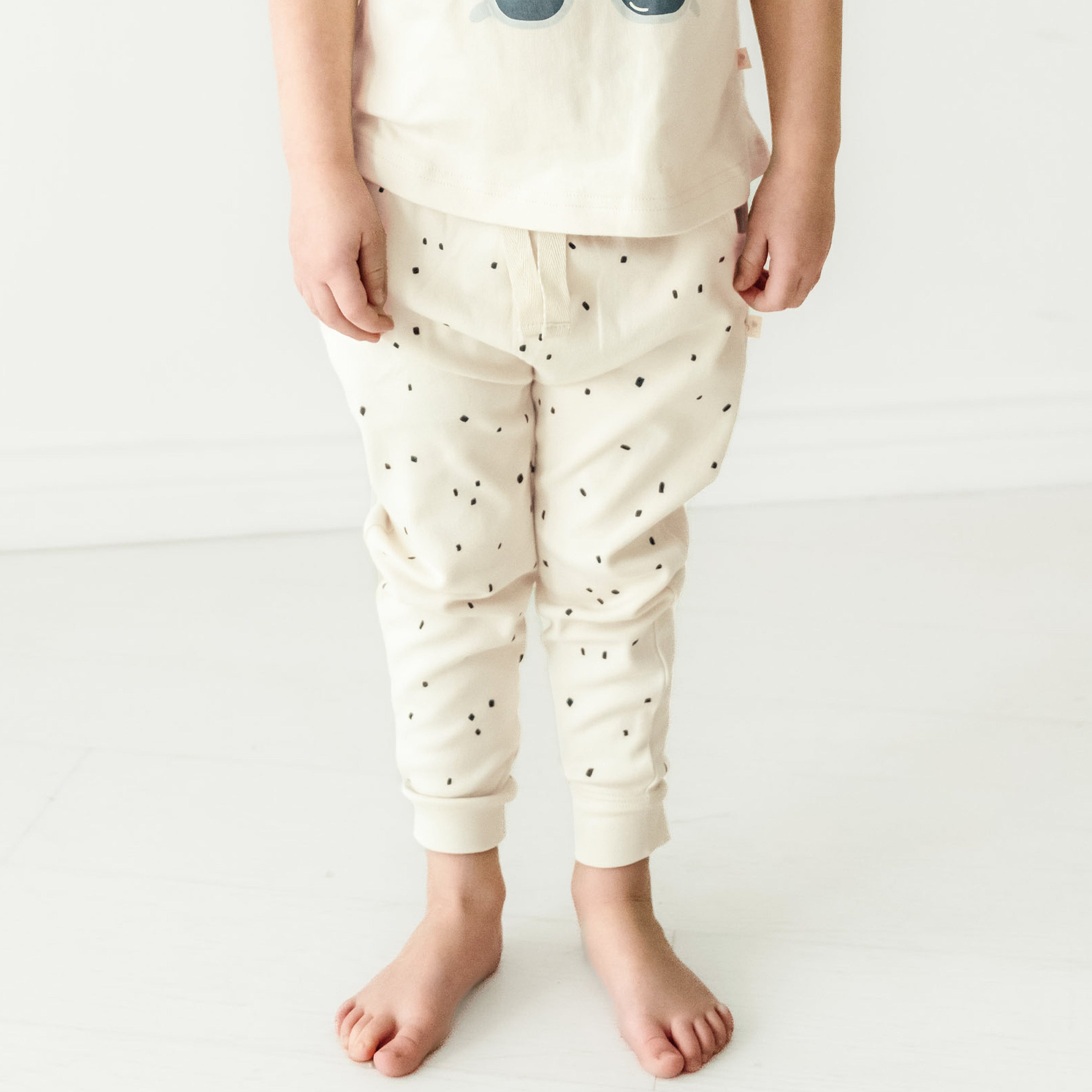 Organic Baby Toddler Harem Pants - Pixie Dots Makemake Organics   