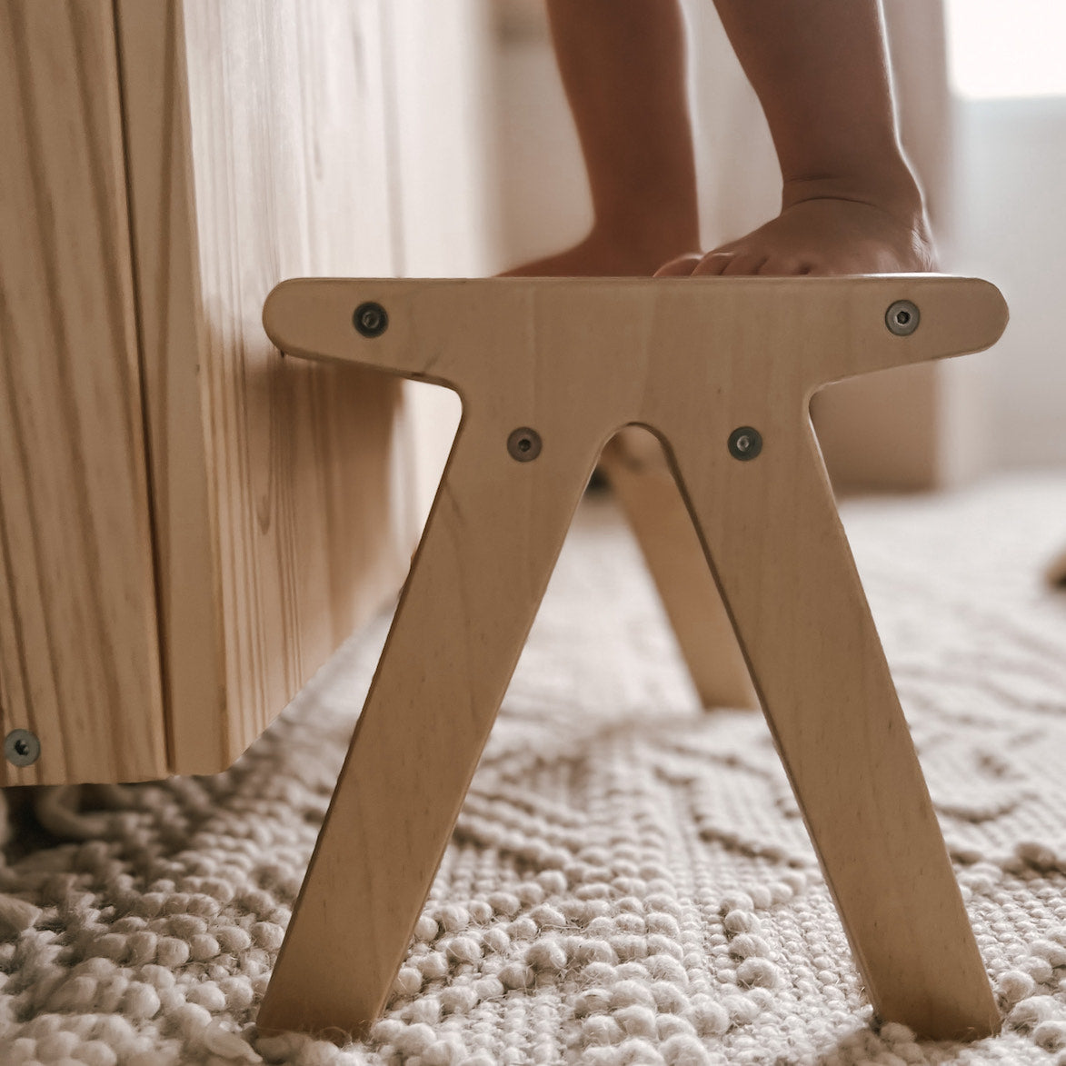 One Step | Wooden Step Stools for Kids All Circles   