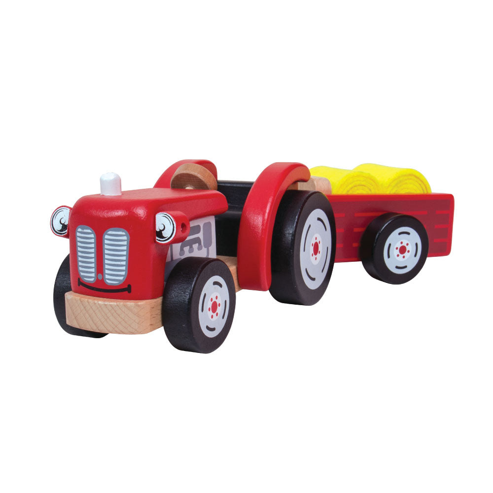 Tractor and Trailer Bigjigs Toys   