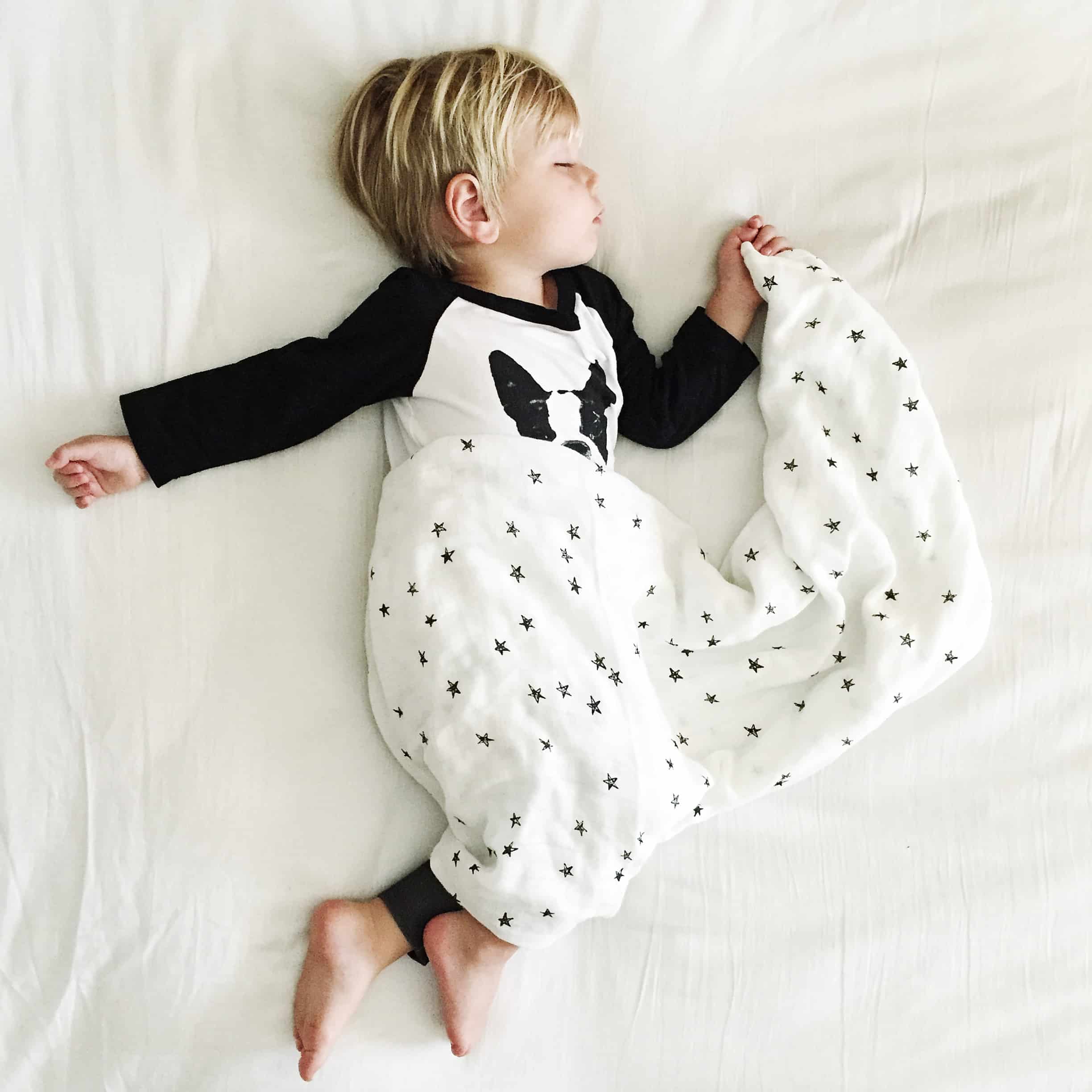 Organic Muslin Swaddle - Stars Wee Gallery   