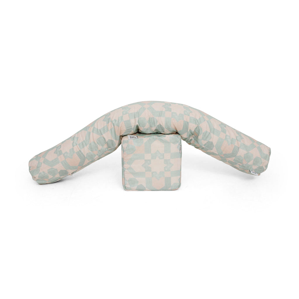 Green Tile Support Pillow Toki Mats   