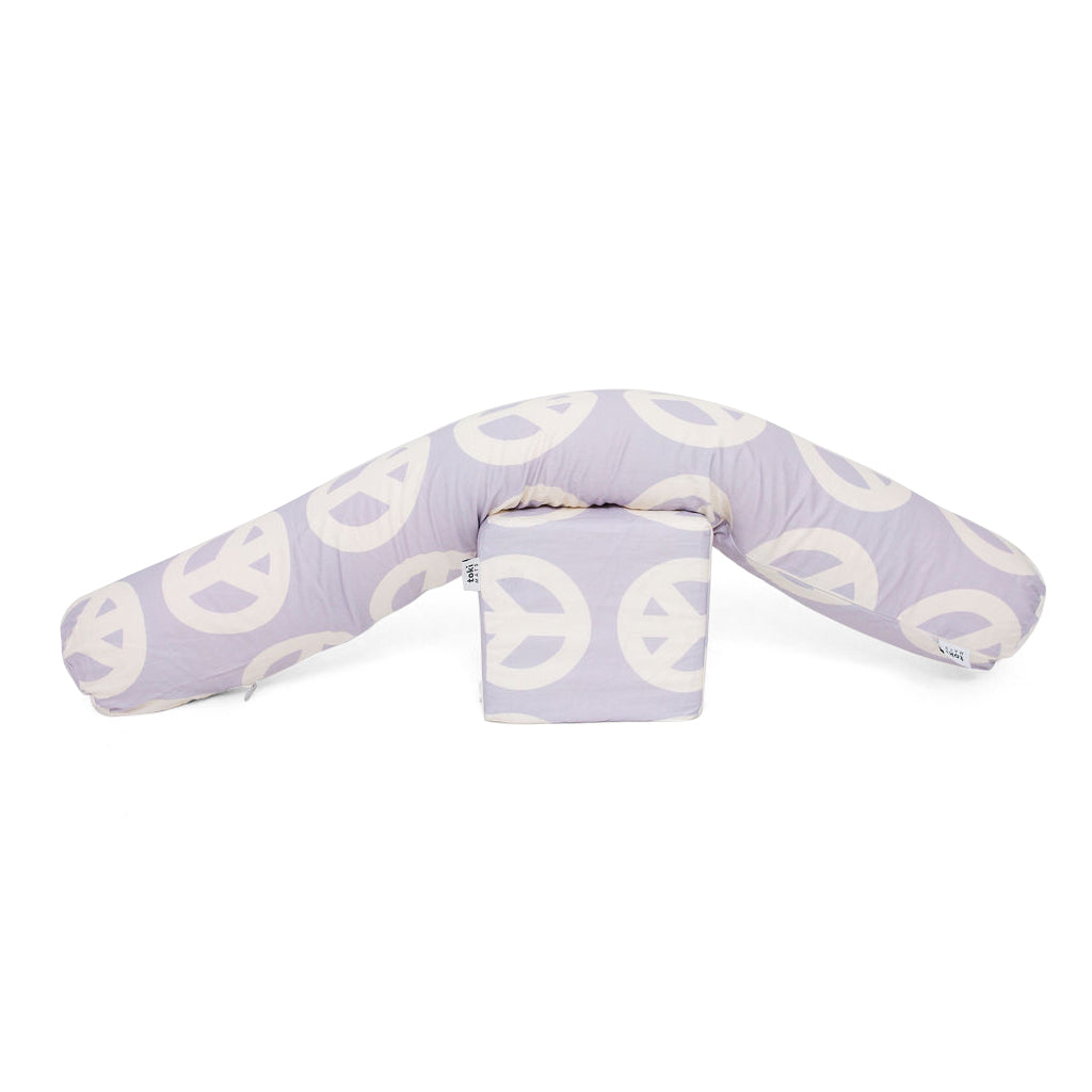 Lavender Peace Sign Support Pillow Toki Mats   