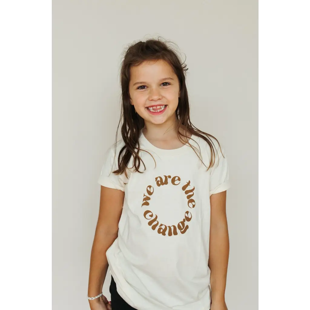 We Are the Change Kid’s Graphic T-Shirt Polished Prints   