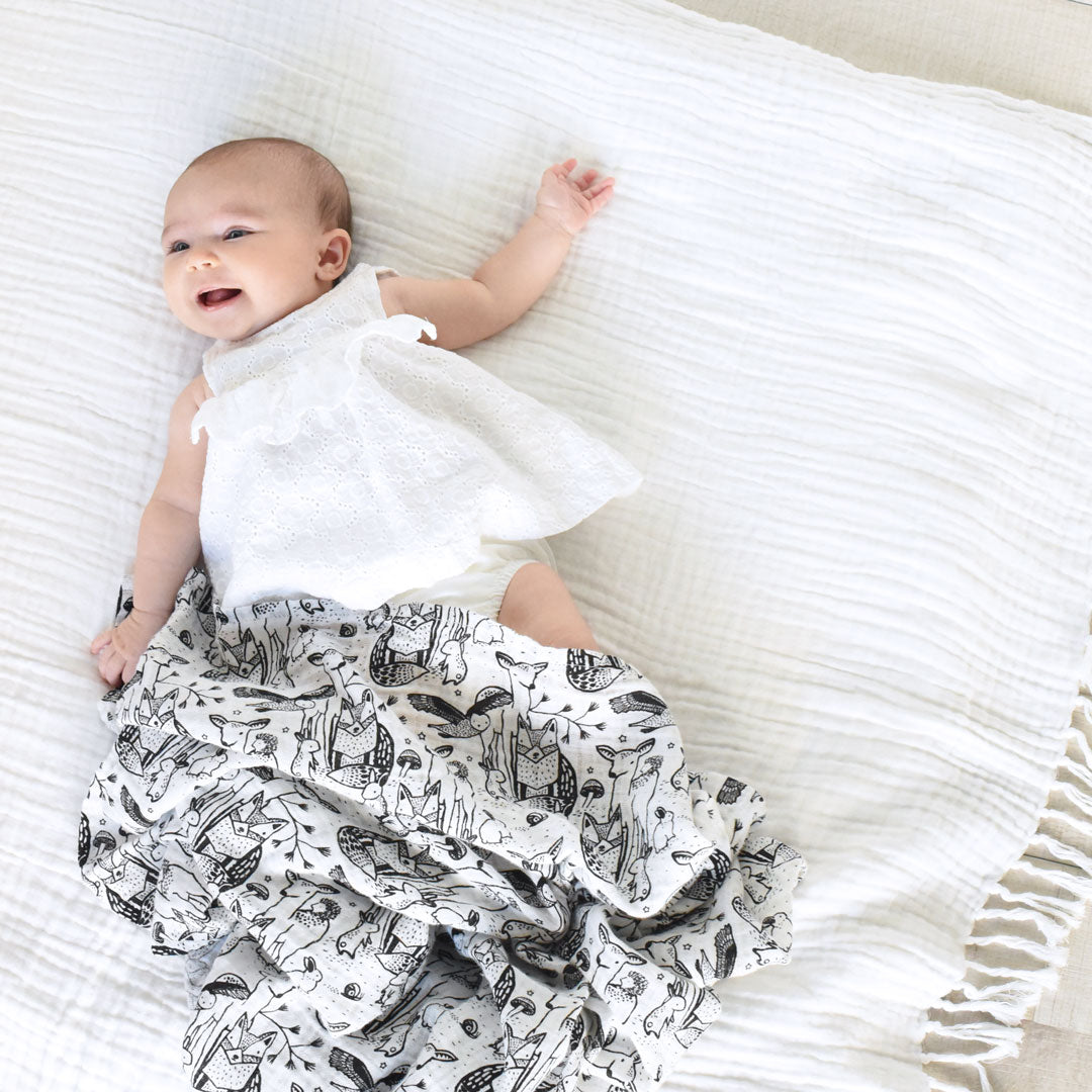 Organic Muslin Swaddle - Forest Wee Gallery   