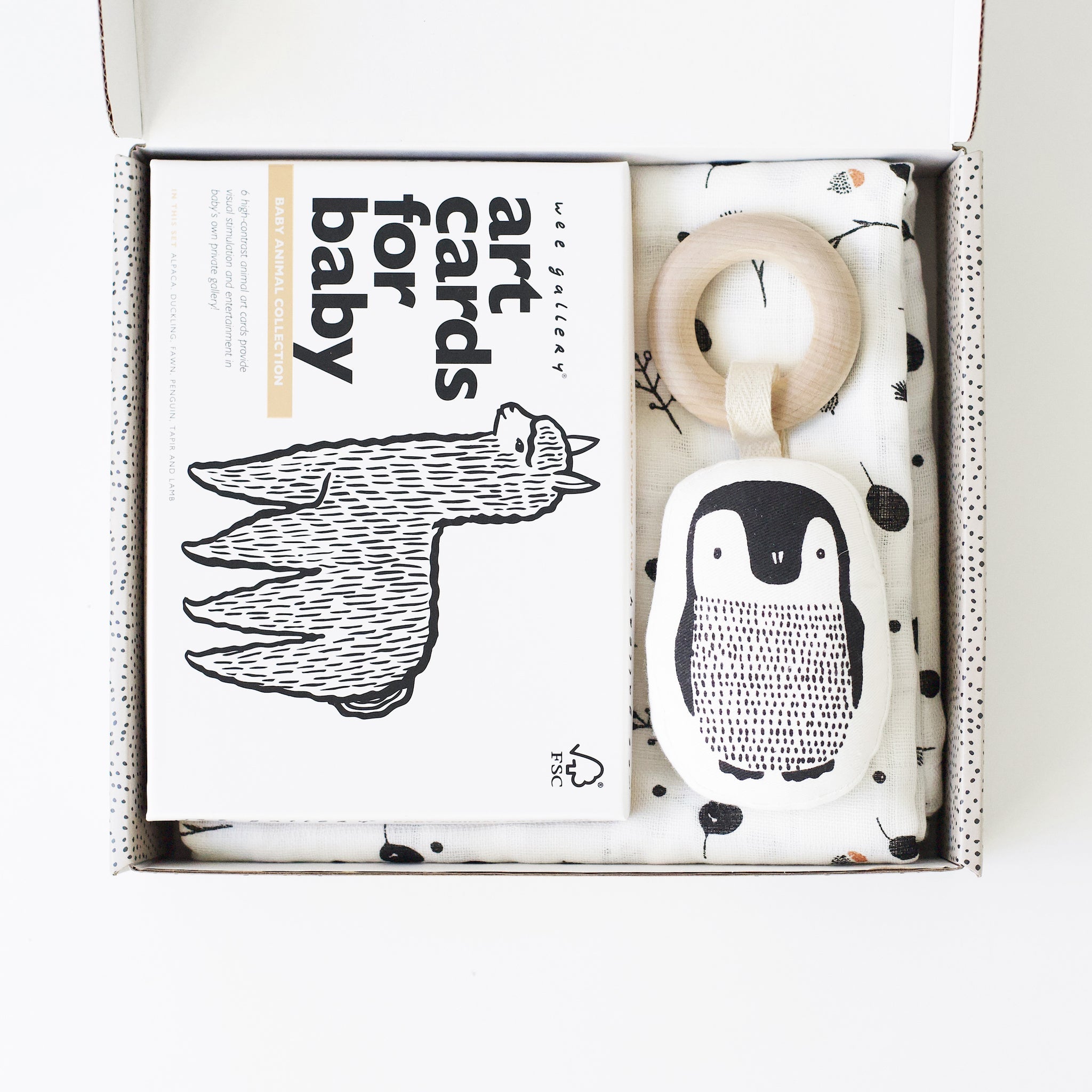 Newborn Baby Gift Set - Baby Animals Wee Gallery   