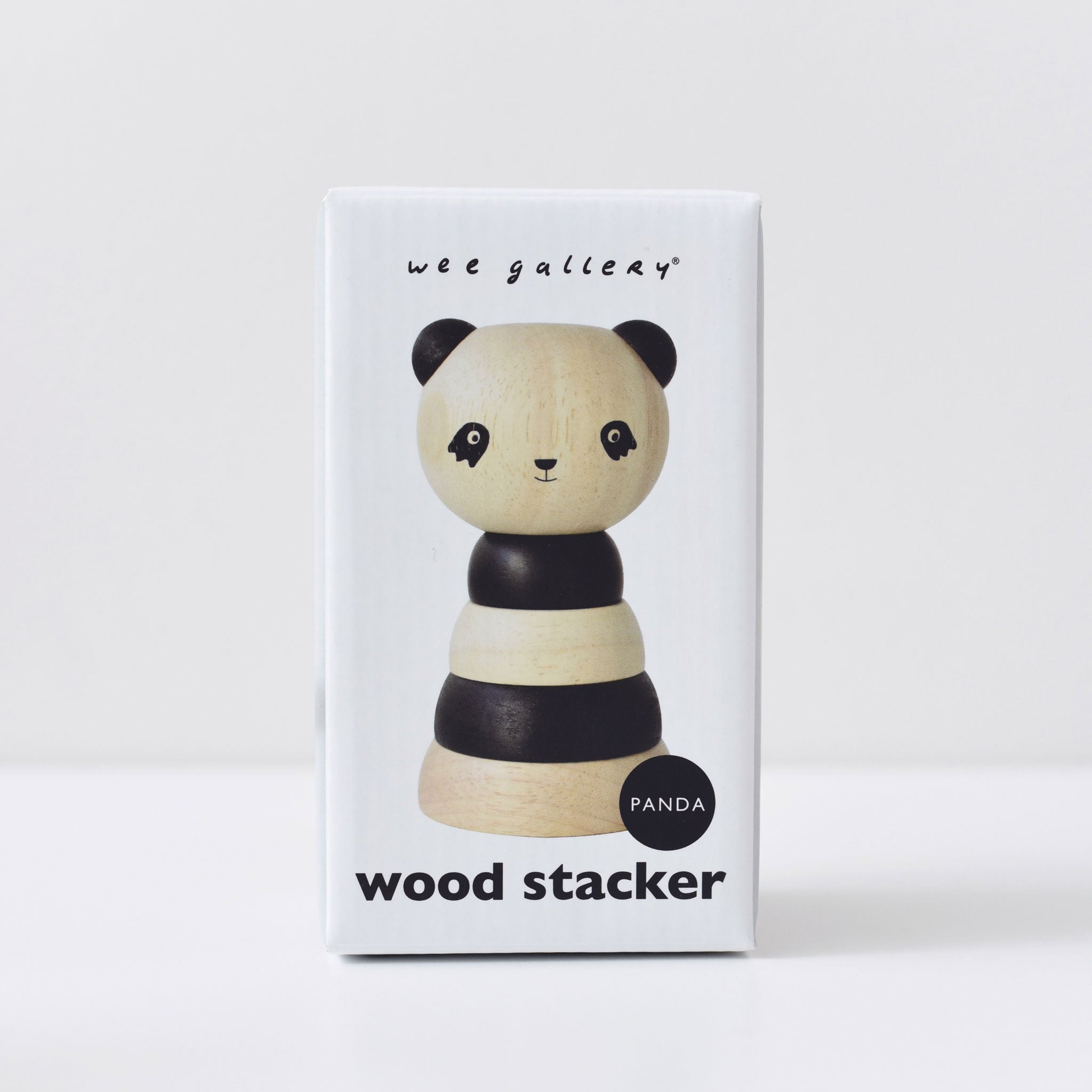 Wood Stacker - Panda Wee Gallery   