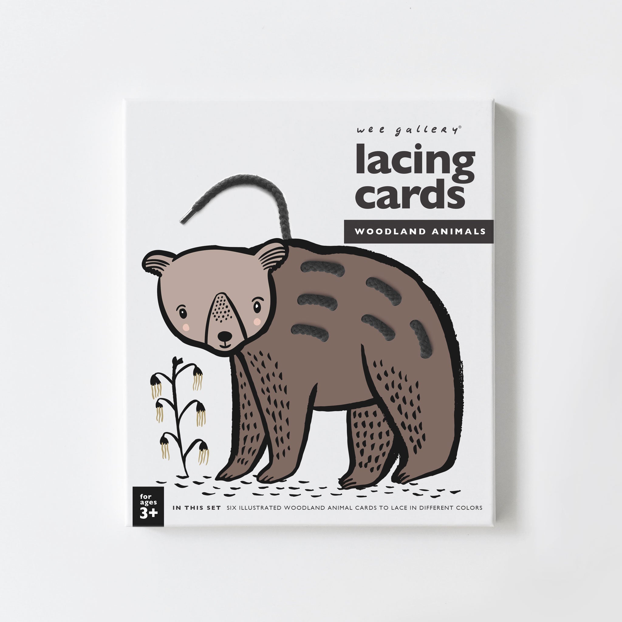 Lacing Cards - Woodland Animals Wee Gallery   